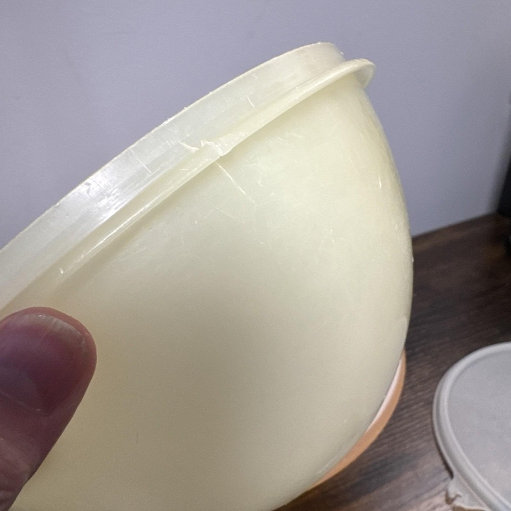 VTG 1950s TUPPERWARE WONDERLIER Bowls Pastel Color 234 235 236 w Lids USA Fair‎ - Picture 9 of 16